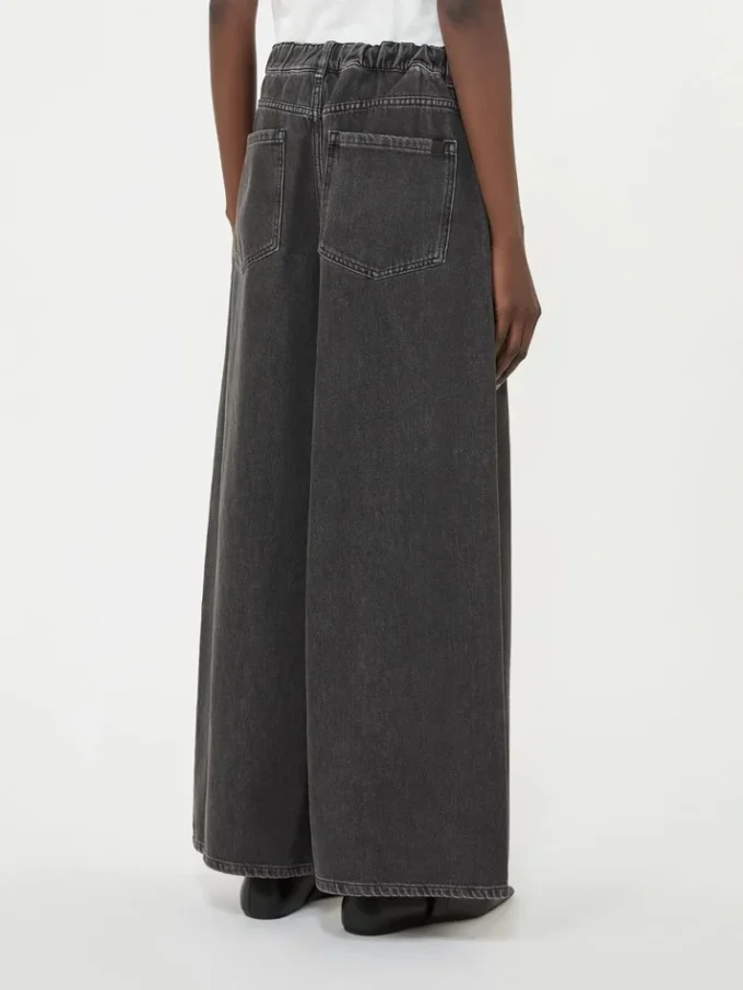 Echte katoenen denim jeans, zwart Echte katoenen denim jeans, zwart