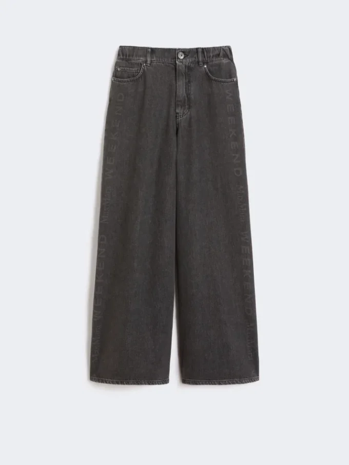 Echte katoenen denim jeans, zwart Echte katoenen denim jeans, zwart