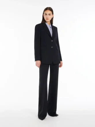 Eénrijige cady-blazer, marineblauw