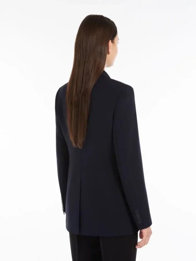 Eénrijige cady-blazer, marineblauw Eénrijige cady-blazer, marineblauw