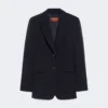 Eénrijige cady-blazer, marineblauw Eénrijige cady-blazer, marineblauw
