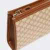 Extra klein zakje van katoenjacquard, hazelnootbruin Extra klein zakje van katoenjacquard, hazelnootbruin