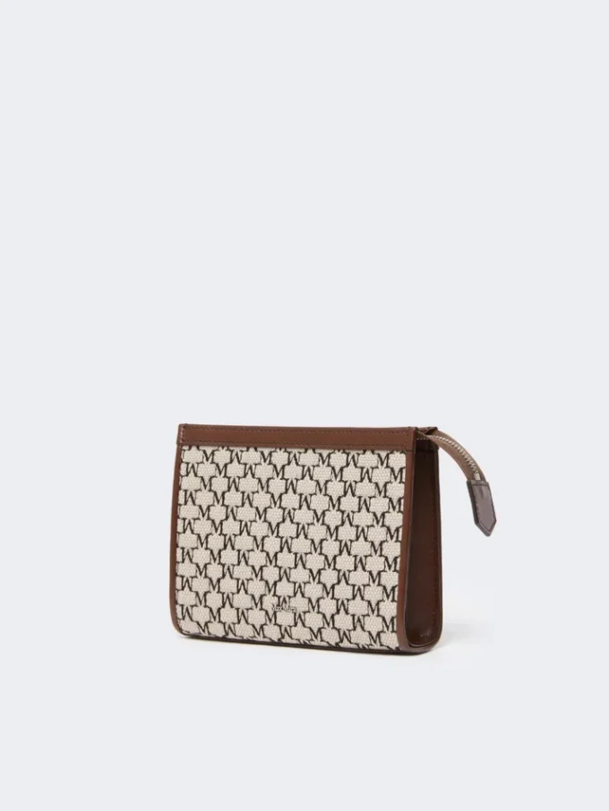 Extra klein zakje van katoenjacquard, zwart Extra klein zakje van katoenjacquard, zwart