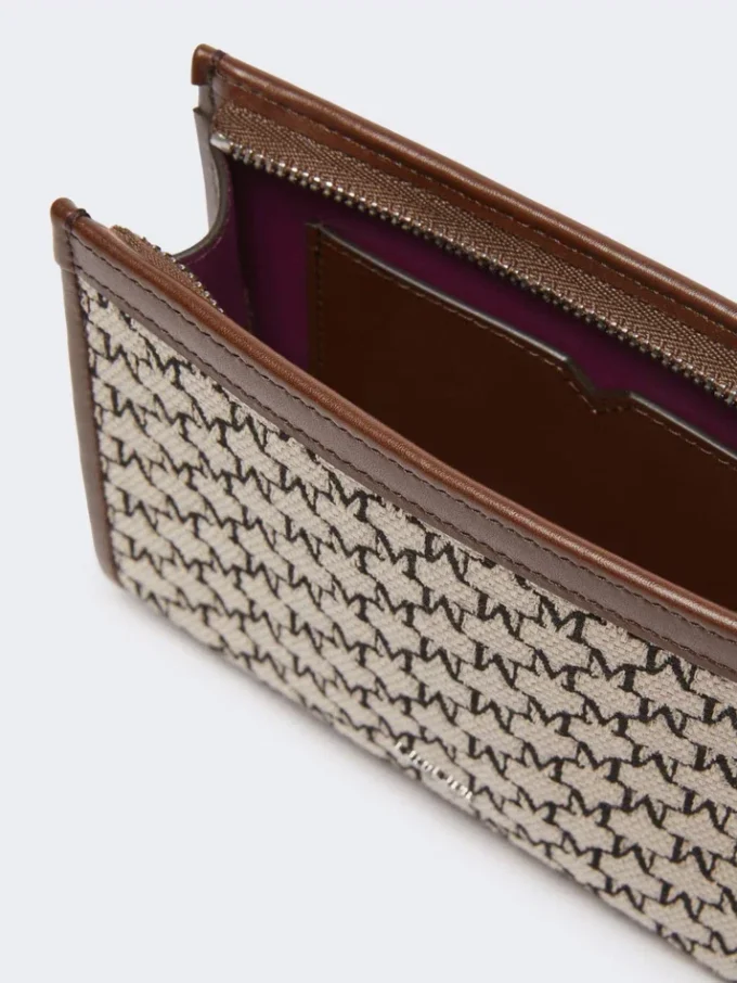 Extra klein zakje van katoenjacquard, zwart Extra klein zakje van katoenjacquard, zwart
