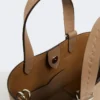 Extra kleine leren Archetipo-tas, modderkleur Extra kleine leren Archetipo-tas, modderkleur