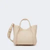 Extra kleine leren maritieme tas, ijsblauw Extra kleine leren maritieme tas, ijsblauw