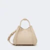 Extra kleine leren maritieme tas, ijsblauw Extra kleine leren maritieme tas, ijsblauw