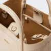 Extra kleine leren maritieme tas, ijsblauw Extra kleine leren maritieme tas, ijsblauw