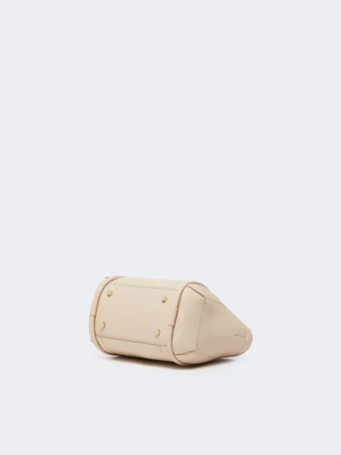 Extra kleine leren maritieme tas, ijsblauw Extra kleine leren maritieme tas, ijsblauw