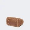 Extra kleine marine tas van teddy-stof, camel Extra kleine marine tas van teddy-stof, camel