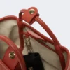Extra kleine tas in raffia-look met mandvlechtwerk, terracotta Extra kleine tas in raffia-look met mandvlechtwerk, terracotta