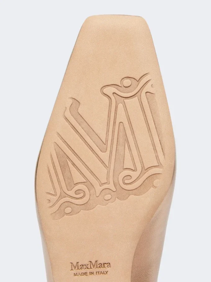 Gelamineerde muiltjes van nappaleer, roze