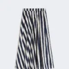 Geprinte geplooide rok van popeline, marineblauw Geprinte geplooide rok van popeline, marineblauw
