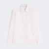 Gestreepte popeline overhemd, roze Gestreepte popeline overhemd, roze