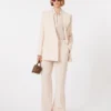 Wollen crêpe broek, roze Wollen crêpe broek, roze