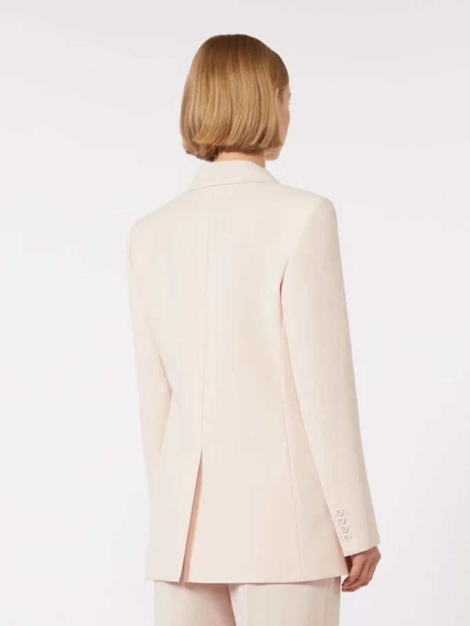 Getailleerde blazer van wolcrêpe, roze Getailleerde blazer van wolcrêpe, roze