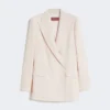 Getailleerde blazer van wolcrêpe, roze Getailleerde blazer van wolcrêpe, roze