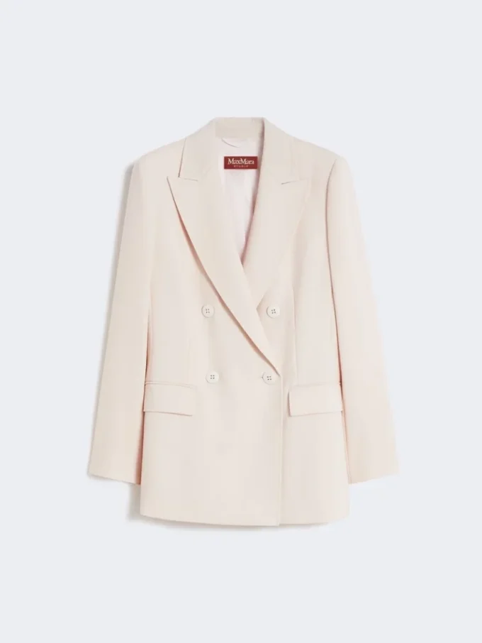 Getailleerde blazer van wolcrêpe, roze Getailleerde blazer van wolcrêpe, roze