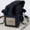 Gewatteerd, waterafstotend nylon canvas vest, middernachtblauw Gewatteerd, waterafstotend nylon canvas vest, middernachtblauw