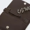 Gewatteerde mini-Soffy-tas van nappaleer, cacao Gewatteerde mini-Soffy-tas van nappaleer, cacao