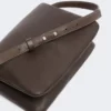 Gewatteerde mini-Soffy-tas van nappaleer, cacao Gewatteerde mini-Soffy-tas van nappaleer, cacao