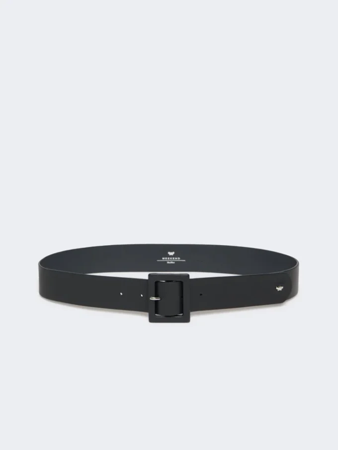 Glanzende nappaleren riem, ultramarijnblauw Glanzende nappaleren riem, ultramarijnblauw