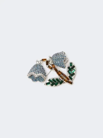 Glazen broche, avio