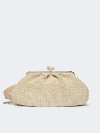 Grote pasticcino-tas met raffia-effect, tortelduif