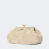 Grote pasticcino-tas met raffia-effect, tortelduif Grote pasticcino-tas met raffia-effect, tortelduif