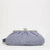 Grote Pasticcino-tas van katoen met gingham-ruit, ultramarijn Grote Pasticcino-tas van katoen met gingham-ruit, ultramarijn