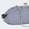 Grote Pasticcino-tas van katoen met gingham-ruit, ultramarijn Grote Pasticcino-tas van katoen met gingham-ruit, ultramarijn