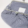 Grote Pasticcino-tas van katoen met gingham-ruit, ultramarijn Grote Pasticcino-tas van katoen met gingham-ruit, ultramarijn