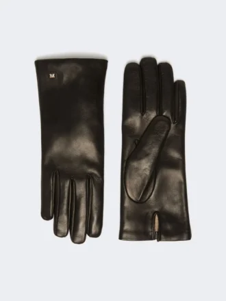 Handschoenen van nappaleer, zwart