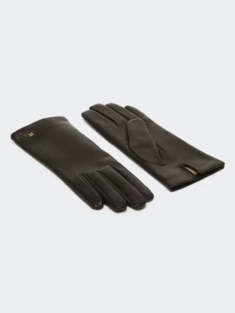 Handschoenen van nappaleer, zwart