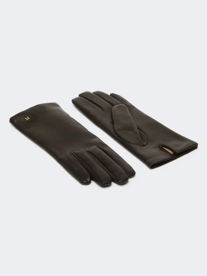 Handschoenen van nappaleer, zwart Handschoenen van nappaleer, zwart