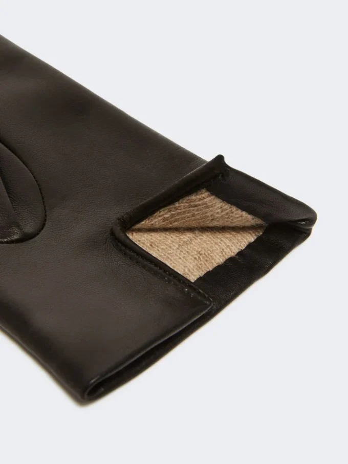 Handschoenen van nappaleer, zwart Handschoenen van nappaleer, zwart