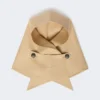 Hoed-foulard van waterafstotende gabardine, beige Hoed-foulard van waterafstotende gabardine, beige