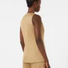 Jacquard jersey vest met krijtstreep, desert Jacquard jersey vest met krijtstreep, desert