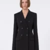 Jersey blazer, zwart Jersey blazer, zwart