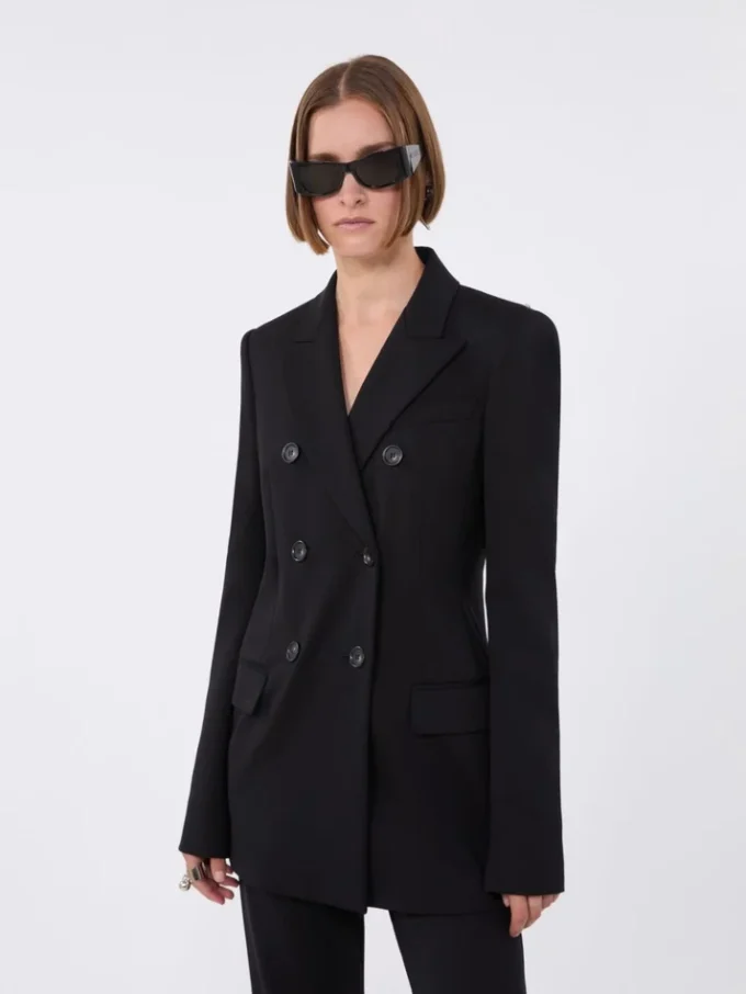 Jersey blazer, zwart Jersey blazer, zwart