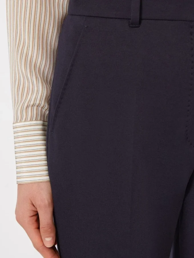 Jersey broek, marineblauw Jersey broek, marineblauw