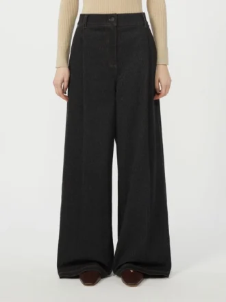 Jersey broek met vijf zakken en denimeffect, ultramarijnblauw