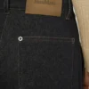 Jersey broek met vijf zakken en denimeffect, ultramarijnblauw