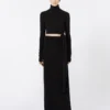 Jersey jurk met knoop, zwart Jersey jurk met knoop, zwart