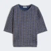 Jersey T-shirt met print, marineblauw Jersey T-shirt met print, marineblauw
