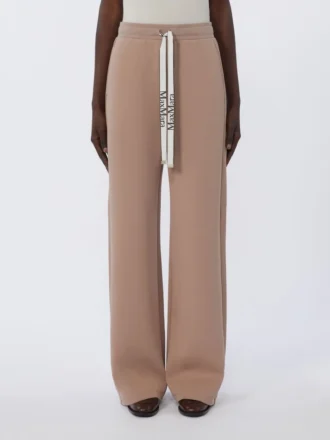 Jerseybroek met wijde pasvorm, roze Jerseybroek met wijde pasvorm, roze