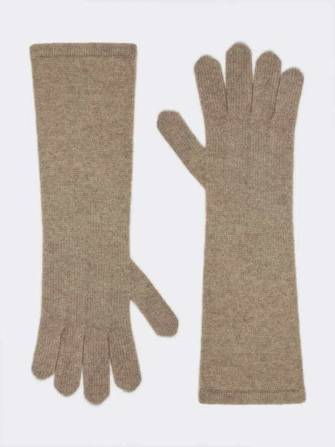 Kasjmier handschoenen, beige Kasjmier handschoenen, beige