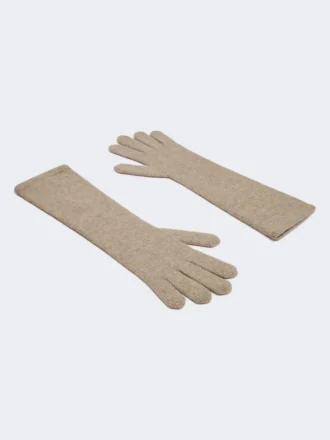 Kasjmier handschoenen, beige