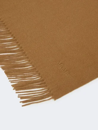 Kasjmier stola met logo, beige