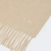 Kasjmier stola met logo, beige Kasjmier stola met logo, beige